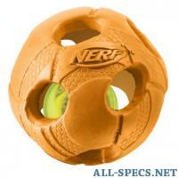 Nerf (Нёрф) Dog - Игрушка для собак "Мяч светящийся" (Резина) (9 см) 920313