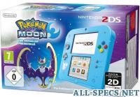 Nintendo 2ds ограниченное издание голубая игра pokemon moon 1101149