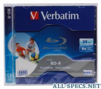 Verbatim BD-R 25Gb 6x Jewel Ink Print 580643