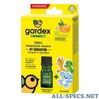 Gardex Жидкость от комаров Baby 100% Природная защита от комаров: экстракт и наклейки