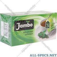 Jambo Чай зеленый «Jambo» байховый, 20х1.2 г