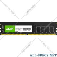 Acer Оперативная память «Acer» DDR4 16Gb BL.9BWWA.228