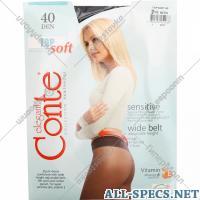 Conte Колготки женские «Conte» Top Soft, 40 den, размер 2, Nero