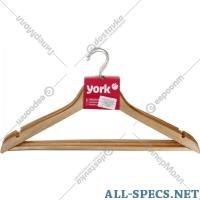York Набор плечиков «York» деревянные, 3 шт
