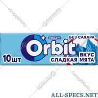 Orbit Жевательная резинка «Orbit» сладкая мята, 13.6 г