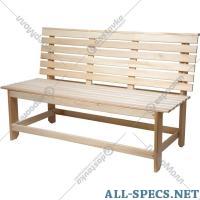 Парилочка Bench para Casa de baño "El Steamboat" 140х87х55 centímetro